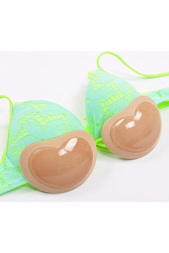 Insert Pads, Silic Bra Pads, Bra Push Pads Enlargement for Swimsuit And Color, as described