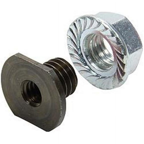 Insert Steel Threaded Nut, Pack of 2