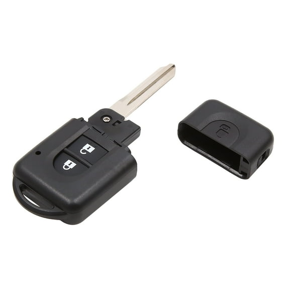 Insert Uncut Key Fob Remote Control Case Shell Replacement for Nissan Micra