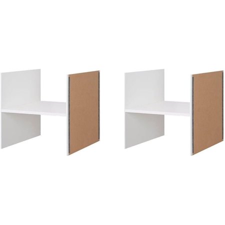 Insert with 1 Shelf (2 Pack) White 13x13