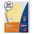 thumbnail image 1 of Insertable Big Tab Dividers, 5-Tab, Letter, 24 Sets | Bundle of 2 Boxes, 1 of 5
