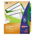 thumbnail image 1 of Insertable Big Tab Plastic 1-Pocket Dividers, 8-Tab, 11.13 X 9.25, Assorted, 1 Set | Bundle of 10 Sets, 1 of 7