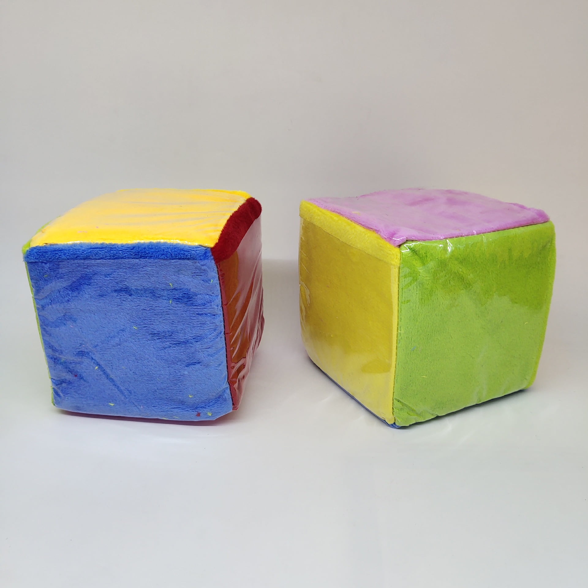 Insertable Card Square Plush Toy 10cm Stitch Plastic Film Sponge Dice ...