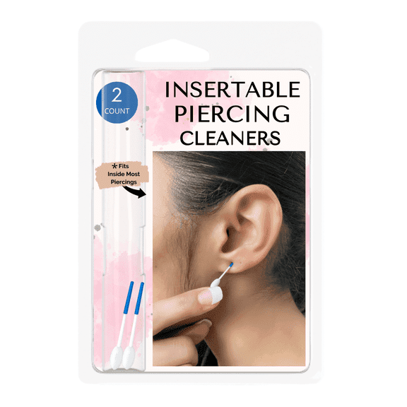 Insertable Piercing Applicator Sturdy Tips - 2 Count