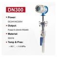 thumbnail image 1 of Insertion Electromagnetic Flow Meter for Sewage Wastewater Pipe Magnetic Flow Sensor Digital Flange Water Meter, 1 of 7