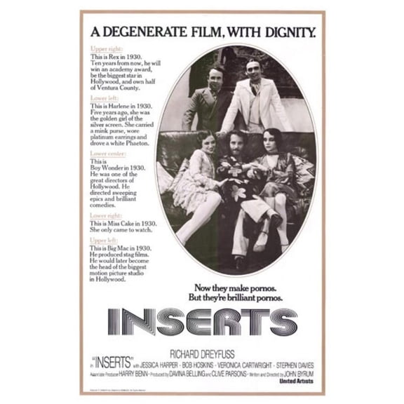 Inserts Movie Poster Print (27 x 40)