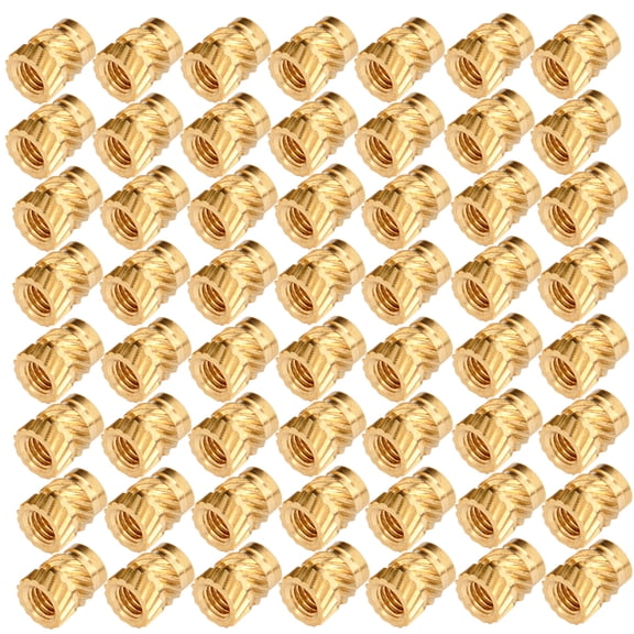 Inserts Nut Heat Threaded Insert Nuts Brass Set 3D Resistant Embedment Print Wood Knurled Copper Injection Molding