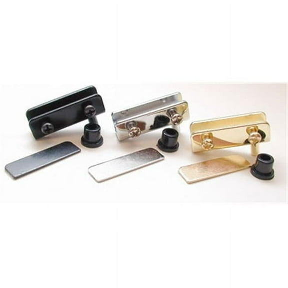 Inset Glass Door Hinge, Brass - 0.25 in.