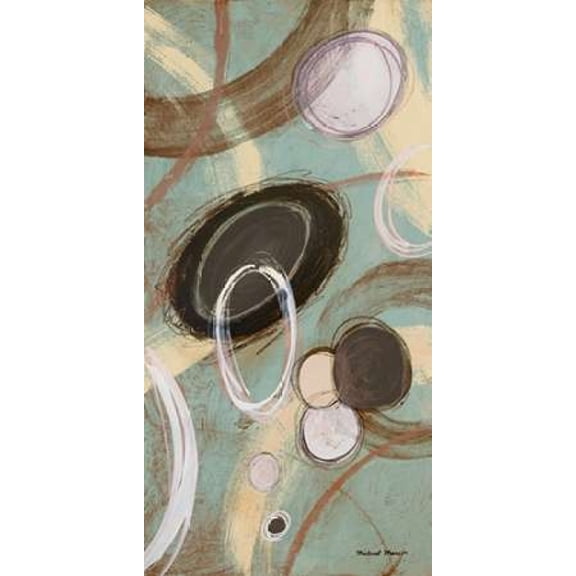 Inside Blue I Poster Print by Michael Marcon (10 x 20)