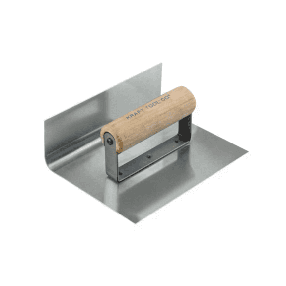 Inside Curb/Sidewalk Tool, 6" x 4" 1"R