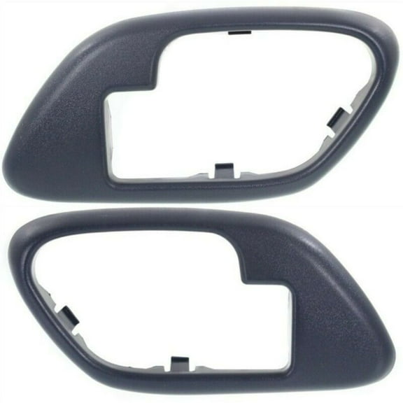 Inside Interior Door Handle Trim Bezel Blue Left & Right Pair Set for GM Truck