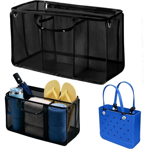 PADUKU Organizer Inserts for Bogg Bag Accessories - Lightweight Mesh Divider Pouch for Easy Organization, Perfect for the Medium Bogg Bags and Beach Totes