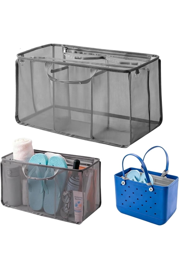 Organizer Inserts for Bogg Bag Accessories - Lightweight Mesh Divider Pouch for Easy Organization, Perfect for the X Large Bogg Bags and Beach Totes