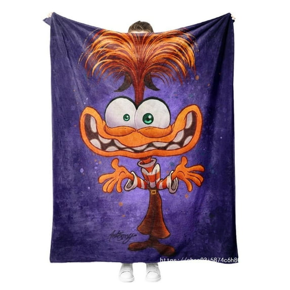 Inside Out 2 Blanket Soft Warm Blanket Thermal Flannel Blankets All Season for Couch and Bed for Kids Teenager Aldult