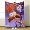 thumbnail image 1 of Inside Out 2 Blanket Soft Warm Blanket Thermal Flannel Blankets All Season for Couch and Bed for Kids Teenager Aldult, 1 of 3
