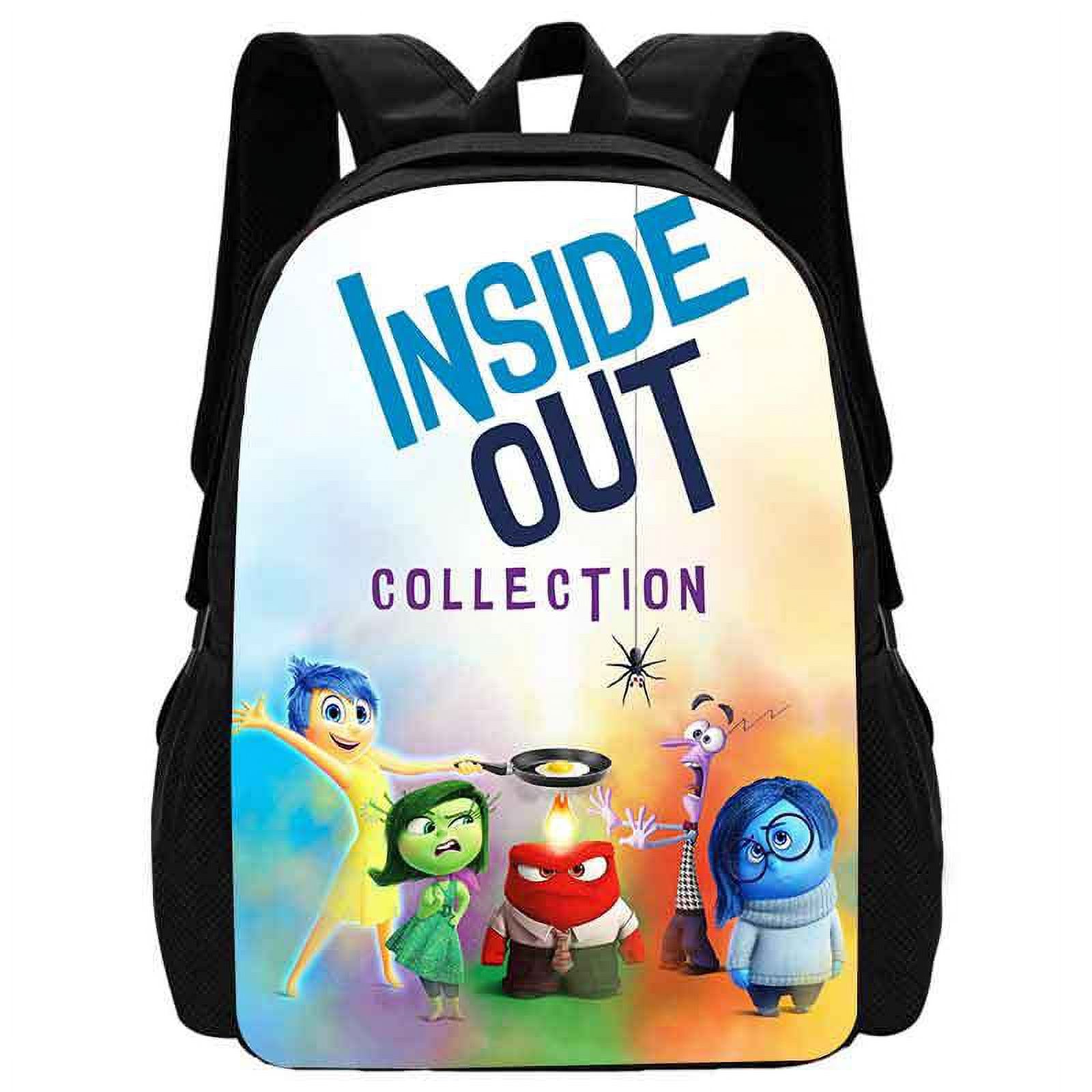 Inside Out 2 Cartoon School Backpack Large Capacity Bag Kids