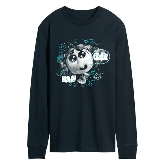 Inside Out 2 - Doodle Portrait Envy - Men's Long Sleeve Graphic T-Shirt