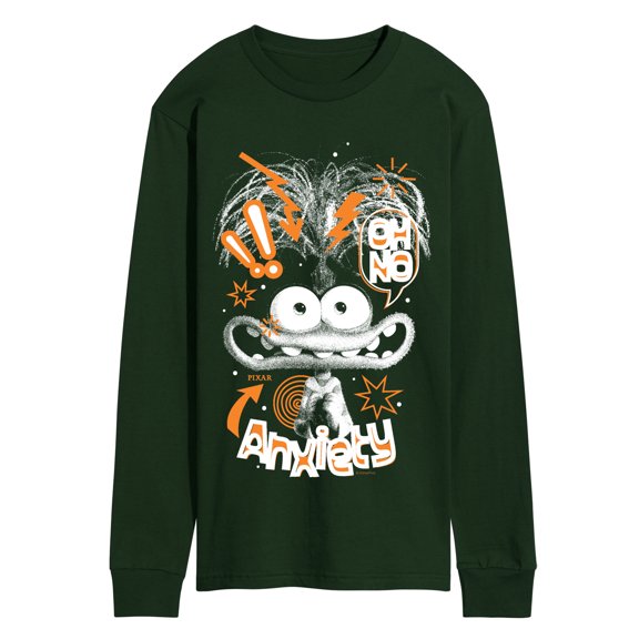 Inside Out 2 - Doodle Portrait - Men's Long Sleeve Graphic T-Shirt