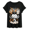 thumbnail image 1 of Inside Out 2 - Doodle Portrait - Womens Oversized Graphic T-Shirt, 1 of 4