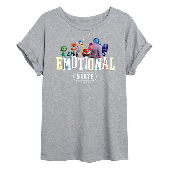 Inside Out 2 - Emotional State -Womens Oversized Graphic T-Shirt