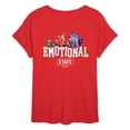thumbnail image 1 of Inside Out 2 - Emotional State -Womens Oversized Graphic T-Shirt, 1 of 4