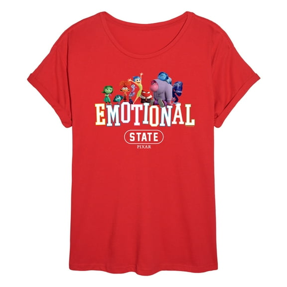 Inside Out 2 - Emotional State -Womens Oversized Graphic T-Shirt