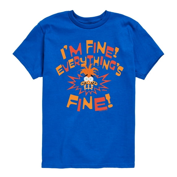 Inside Out 2 - Everythings Fine - Youth And Toddler Short Sleeve T-Shirt