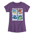 thumbnail image 1 of Inside Out 2 - Festive Feelings Grid  - Girls Fitted Short Sleeve Graphic T-Shirt, 1 of 5