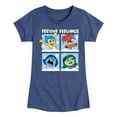thumbnail image 1 of Inside Out 2 - Festive Feelings Grid  - Girls Fitted Short Sleeve Graphic T-Shirt, 1 of 5