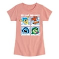 thumbnail image 1 of Inside Out 2 - Festive Feelings Grid  - Girls Fitted Short Sleeve Graphic T-Shirt, 1 of 5