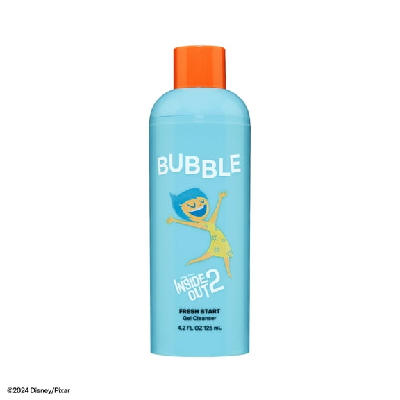 Inside Out 2: Fresh Start and Joy, Bubble Skincare Gel Facial Cleanser, for All Skin Types, 4.2 fl oz
