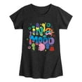 thumbnail image 1 of Inside Out 2 - In A Mood - Girls Fitted Short Sleeve Graphic T-Shirt, 1 of 5
