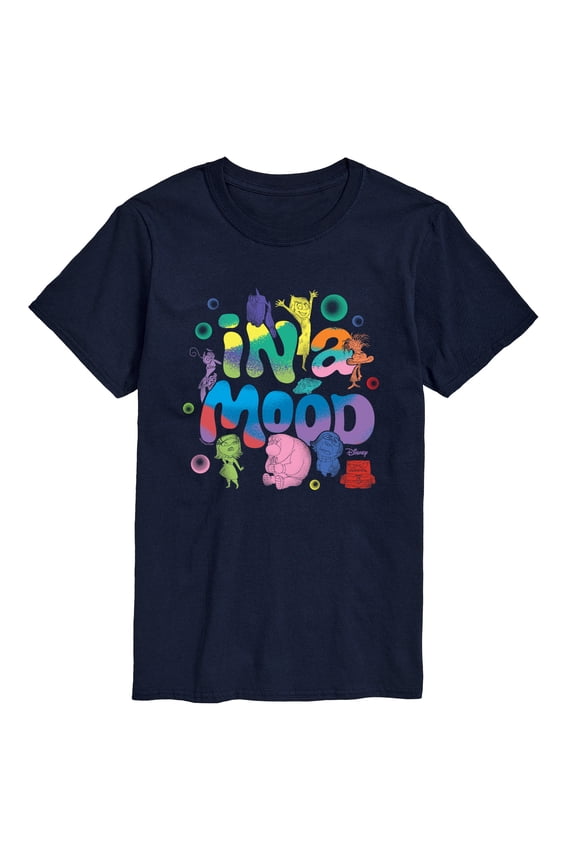 - In A Mood - Men's Short Sleeve Graphic T-Shirt