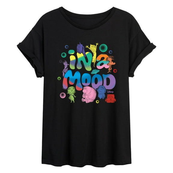 Inside Out 2 - In A Mood - Women's Oversized Graphic T-Shirt