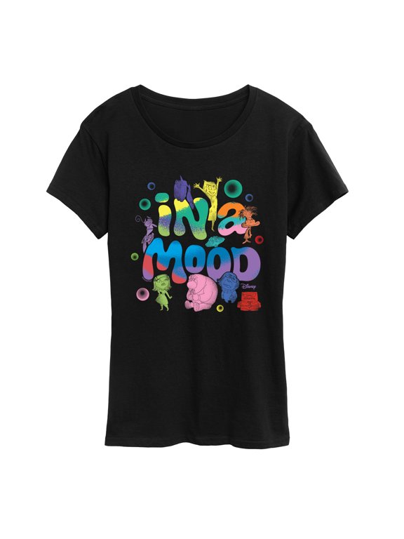 - In A Mood Women's Short Sleeve Graphic T-Shirt