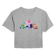 thumbnail image 1 of Inside Out 2 - Joy And Friends - Juniors Cropped Short Sleeve Graphic T-Shirt, 1 of 4