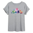 thumbnail image 1 of Inside Out 2 - Joy And Friends - Womens Oversized Graphic T-Shirt, 1 of 4