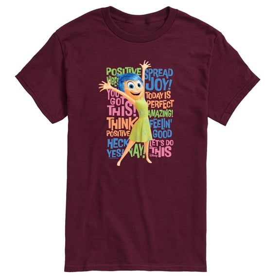 Inside Out 2 - Joy Positive Words - Men's Short Sleeve T-Shirt