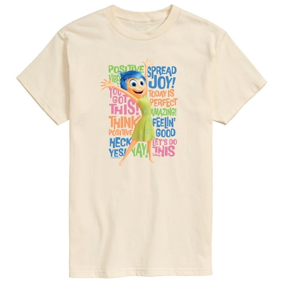 Inside Out 2 - Joy Positive Words - Men's Short Sleeve T-Shirt