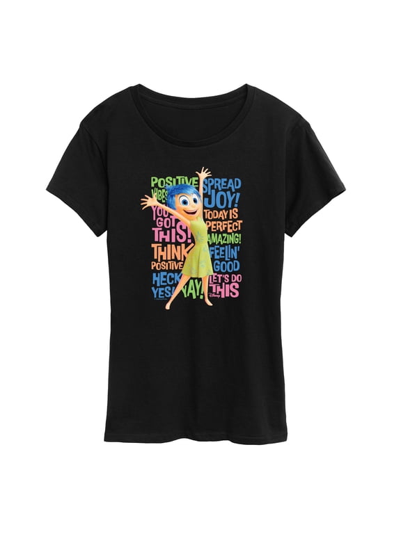 - Joy Positive Words Women's Short Sleeve Graphic T-Shirt