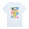 thumbnail image 1 of Inside Out 2 - Joy Positive Words - Youth And Toddler Short Sleeve T-Shirt, 1 of 4