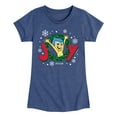 thumbnail image 1 of Inside Out 2 - Joy Wreath  - Girls Fitted Short Sleeve Graphic T-Shirt, 1 of 5