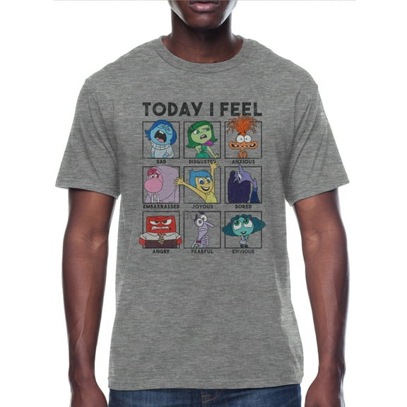 Inside Out 2, Men's & Big Men's Graphic Tee Shirt, Sizes S-3XL