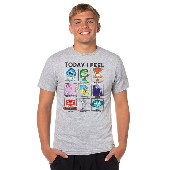 Inside Out 2, Men's Graphic Tee, Today I Feel, Sizes S-3XL