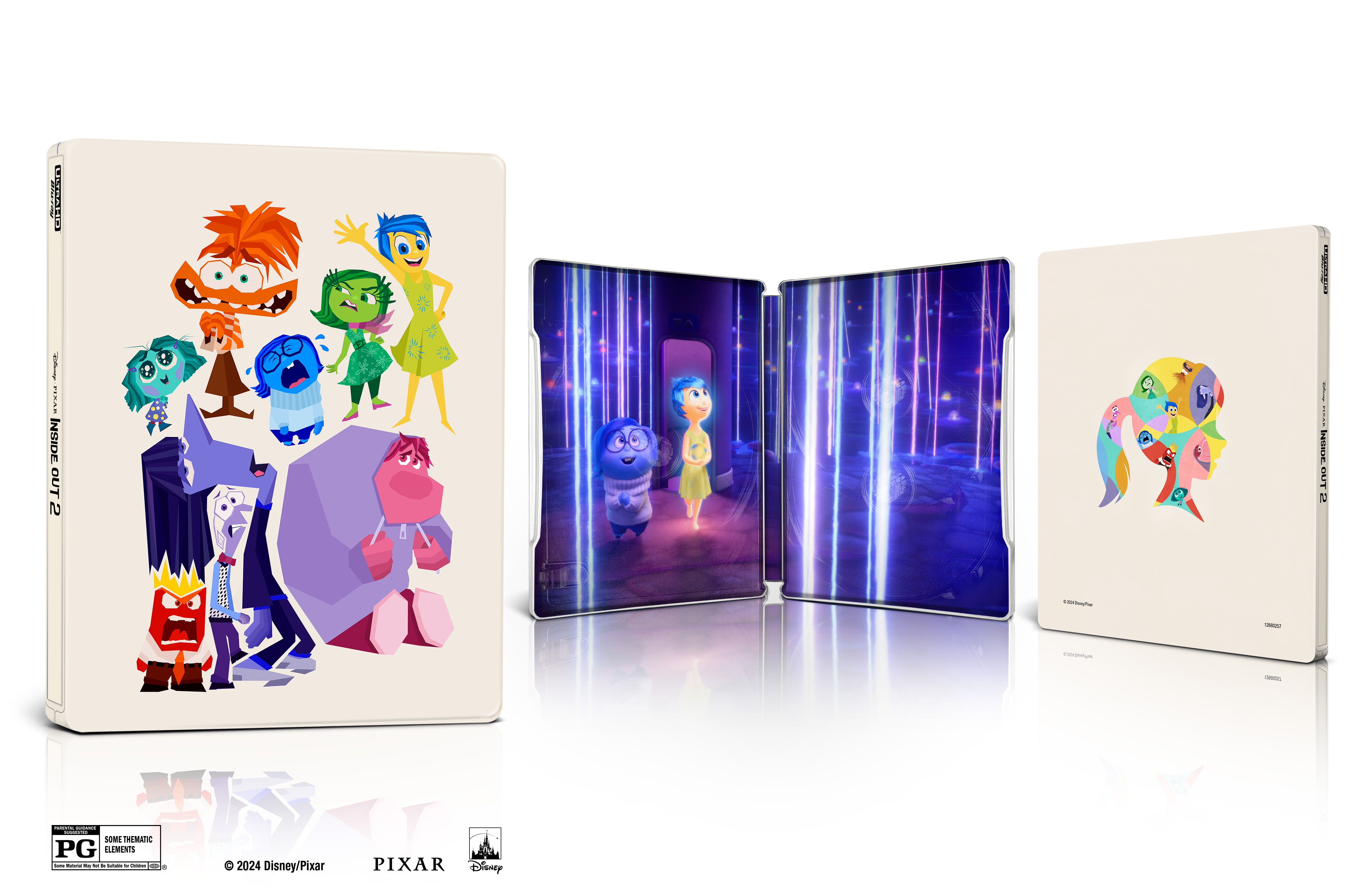 Inside Out 2 (Steelbook) (4K Ultra HD + Blu-ray + Digital Copy 