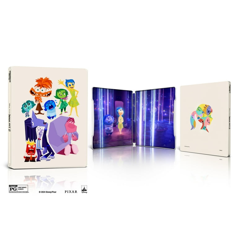 Inside Out 2 (Steelbook) (4K Ultra HD + Blu-ray + Digital Copy 