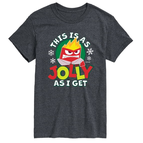 Inside Out 2 - This Is As Jolly As I Get - Men's Short Sleeve Graphic T-Shirt