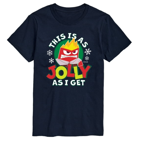 Inside Out 2 - This Is As Jolly As I Get  - Men's Short Sleeve Graphic T-Shirt