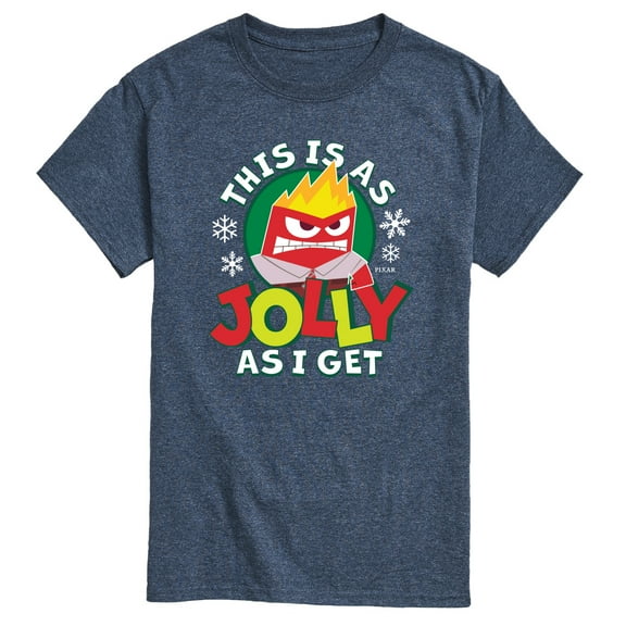 Inside Out 2 - This Is As Jolly As I Get  - Men's Short Sleeve Graphic T-Shirt