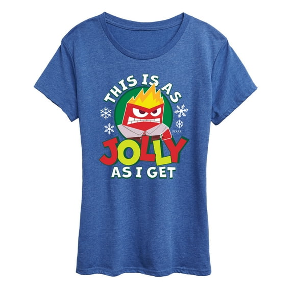 Inside Out 2 - This Is As Jolly As I Get  - Women's Short Sleeve Graphic T-Shirt